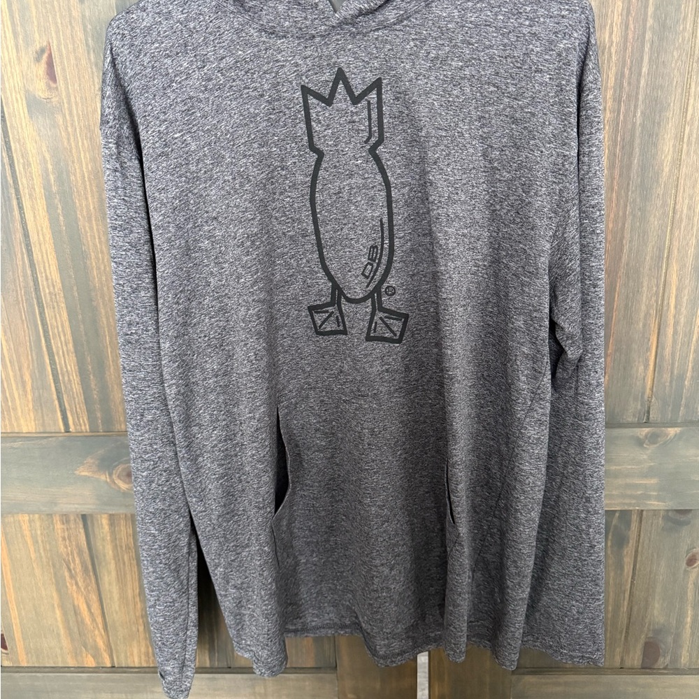 Gildan Heather Gray Graphic Pullover Size Large